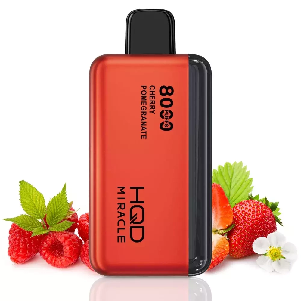 HQD Miracle 8000 Strawberry Raspberry (5% nic)