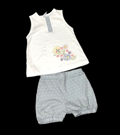 Костюм 2в1: майка, шорти, бавовна ТМ "Валери-Текс" (62 см)