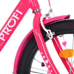 Детский велосипед для девочки Profi Princess 20 дюймов с багажником