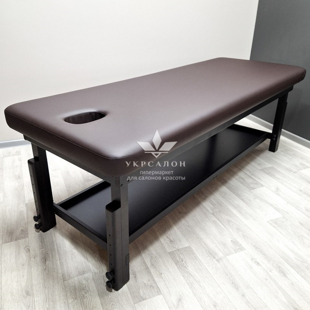 Стаціонарний масажний стіл KP-8 Brown