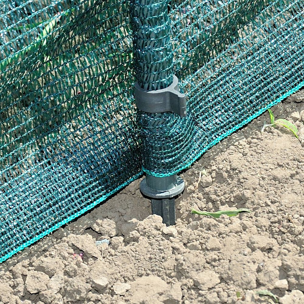 Парник из затеняющей сетки 80% (длинна-6м, ширина-120см, высота-80см,).