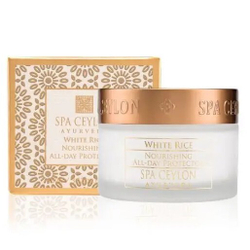 Крем протектор омолаживающий для сухой кожи Белый рис 100 г, SPA Ceylon