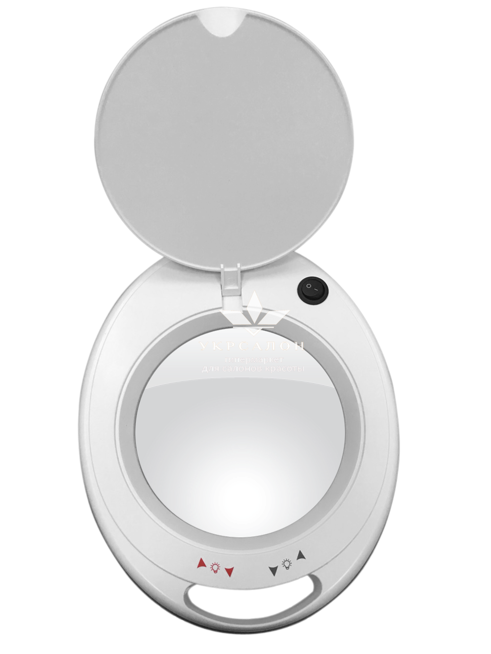 Лампа-лупа 6014 led-3 (5) з регулюванням яскравості, холодний і тепле світло, 1-12w