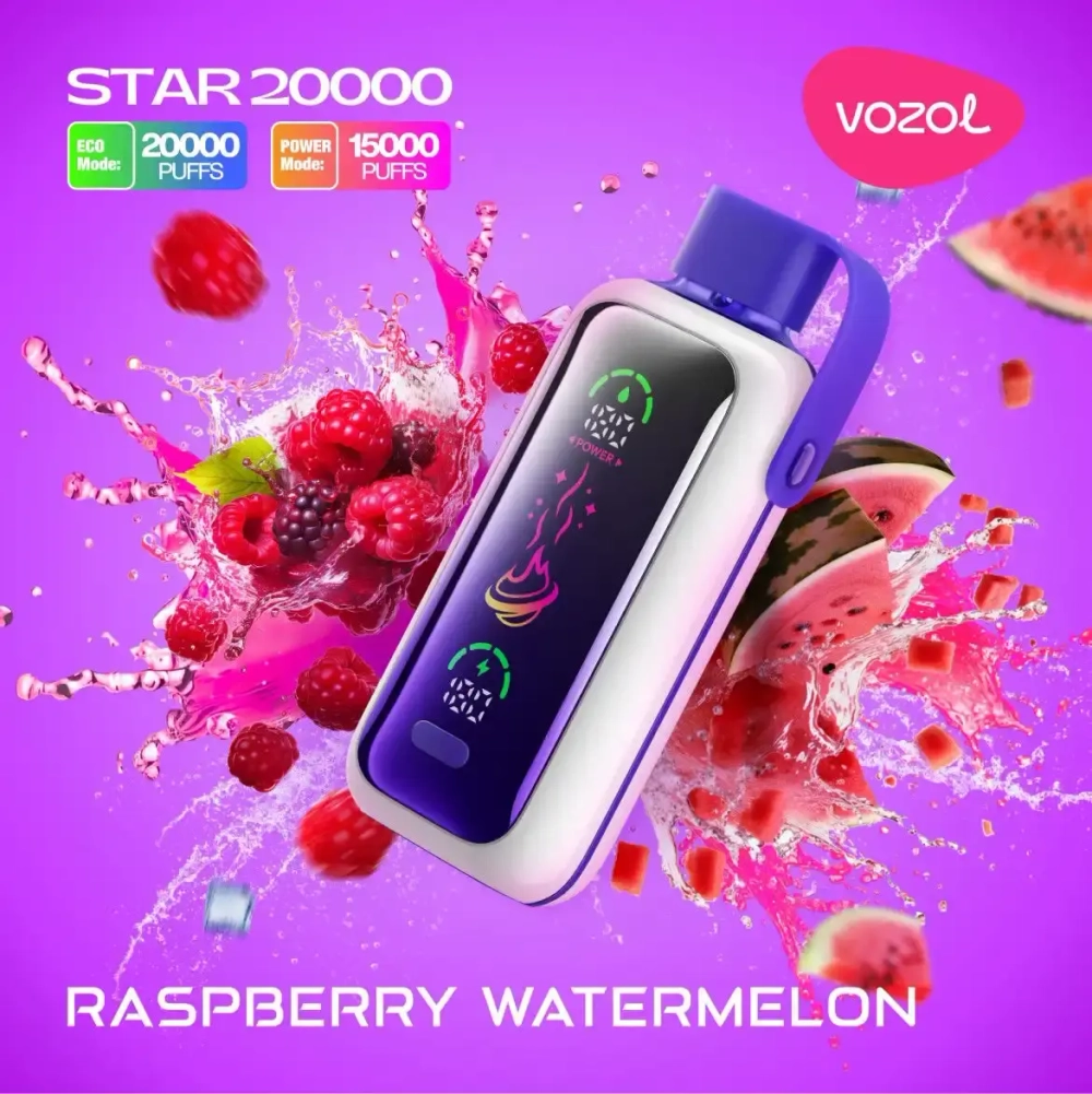 Vozol Star 20000 - Raspberry Watermelon (5%nic)