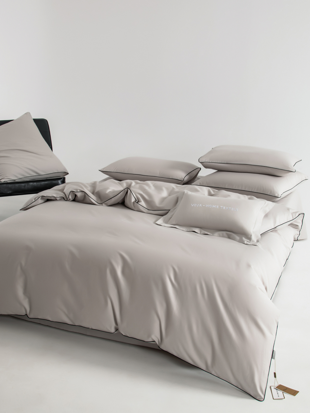 Комплект постельного белья Однотонный Сатин Элитный OCE002