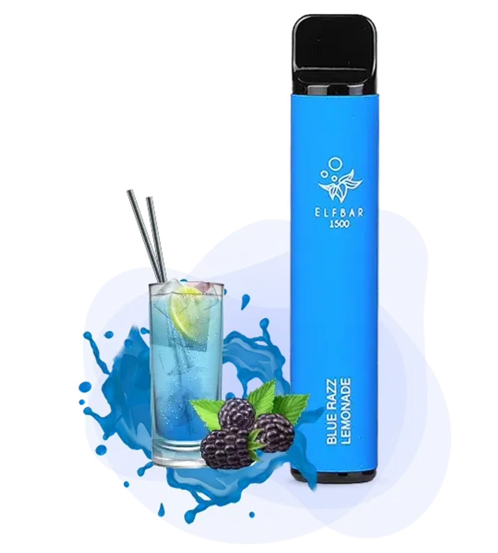 Elf Bar 1500 - Blue Razz Lemonade (5% nic)