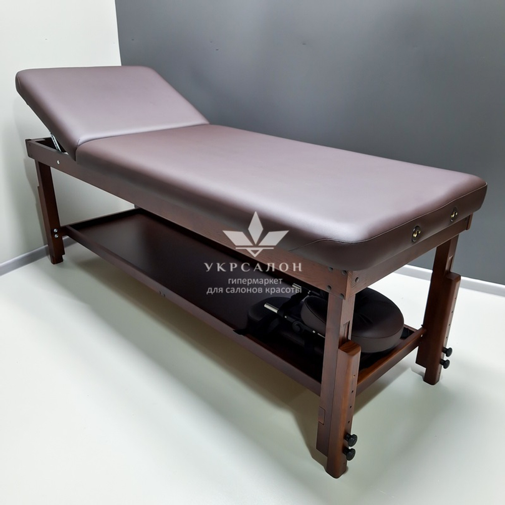 Стационарный массажный стол KP-10 Brown