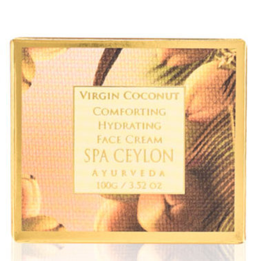 Успокаивающий крем для всех типов кожи Королевский кокос 100 г, SPA Ceylon