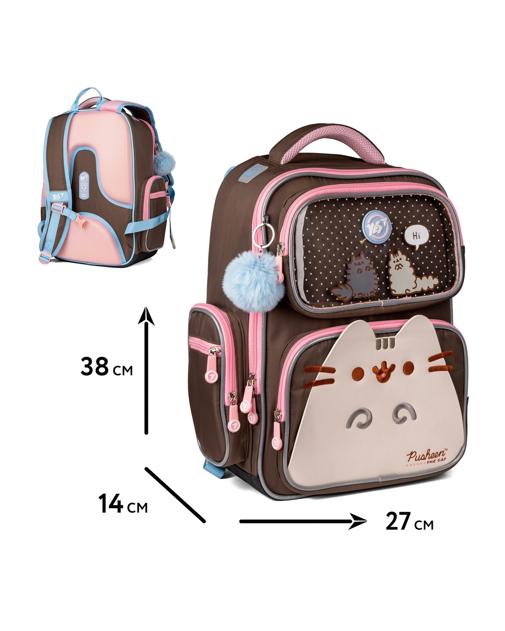 Набір колекційний (рюкзак, сумка, пенал) YES S-101_Collection Pusheen (арт. 559776)