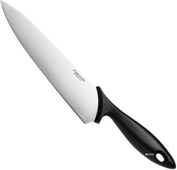 Професійний ніж Fiskars Essential кухарський 21 см Black (1023775)
