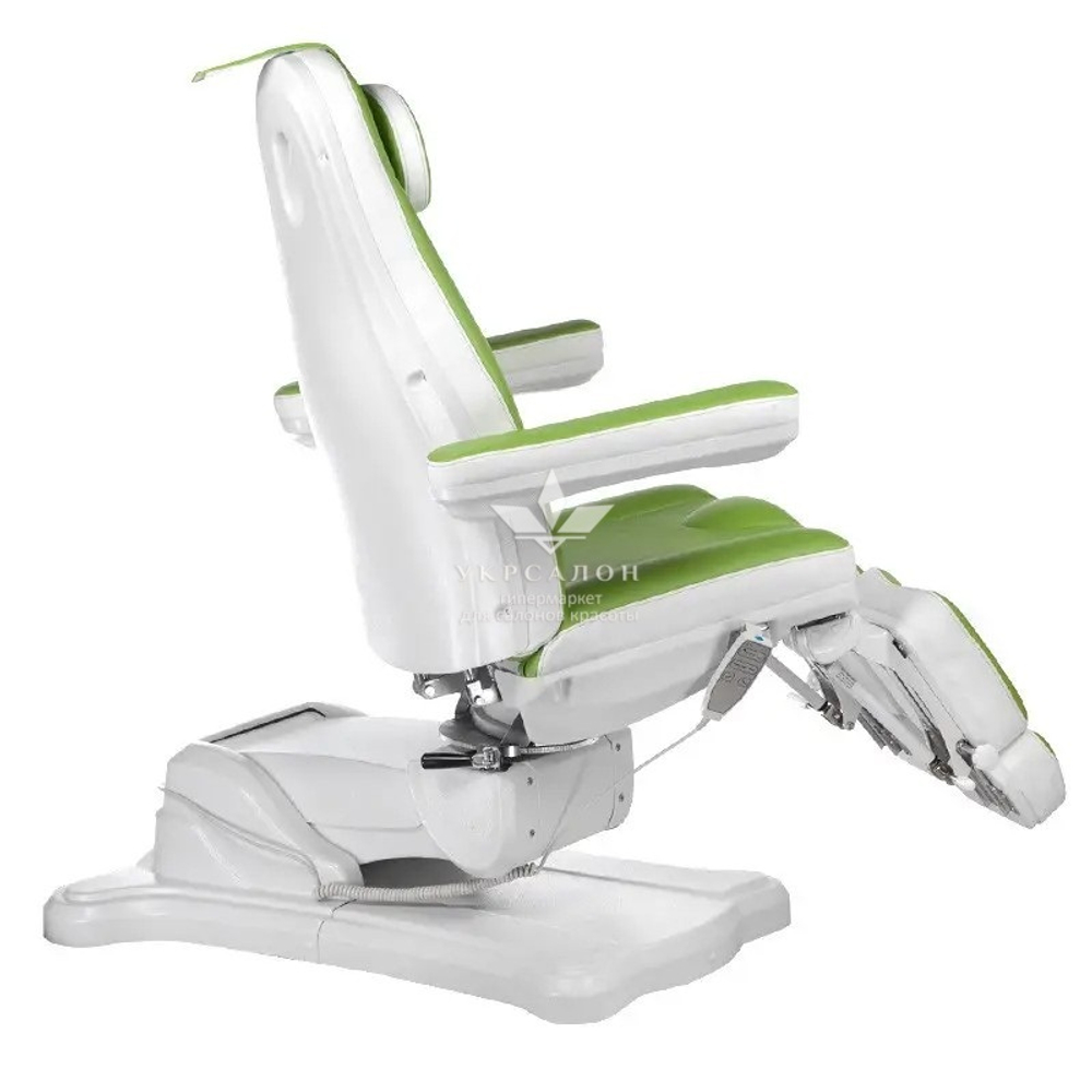 Кресло педикюрно-косметологическое Mazaro BR-6672C (3 мотора), green
