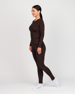 Лонгслів жіночий коричневого кольору (арт. 4452500401)