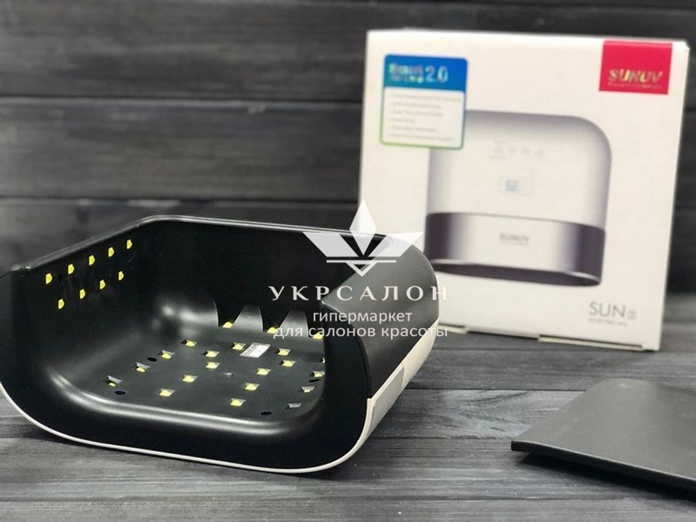 Лампа для манікюру LED + UV Sun 3 нового покоління з кварцовими діодами, 48W