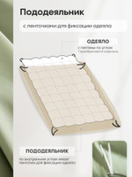 Комплект постельного белья Однотонный Сатин Элитный OCE012