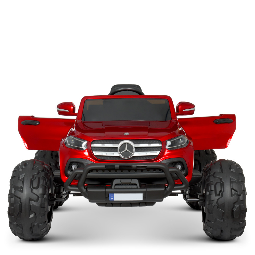 Дитячий електромобіль джип позашляховик Mercedes Monster Truck 480W 2 мотора (24V) автофарбування корпусу