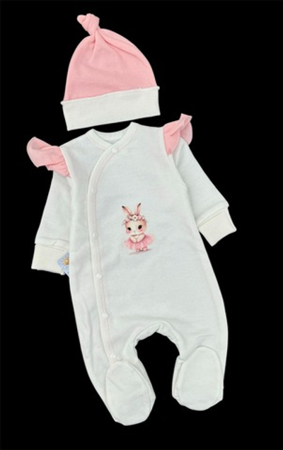 Чоловічок із шапочкою "Зайченятко", футер ТМ "Happy ТОТ"