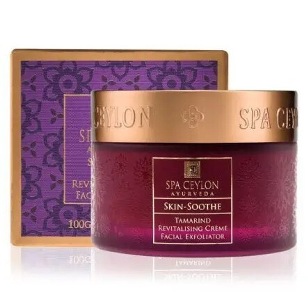 Восстанавливающий эксфолиатор для лица Семена Тамаринда 100 г, SPA Ceylon
