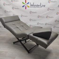 Анатомічна кушетка Tertio 2 Black для лешмейкерів та бровістів