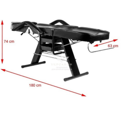 Косметологическая кушетка A-205 черная