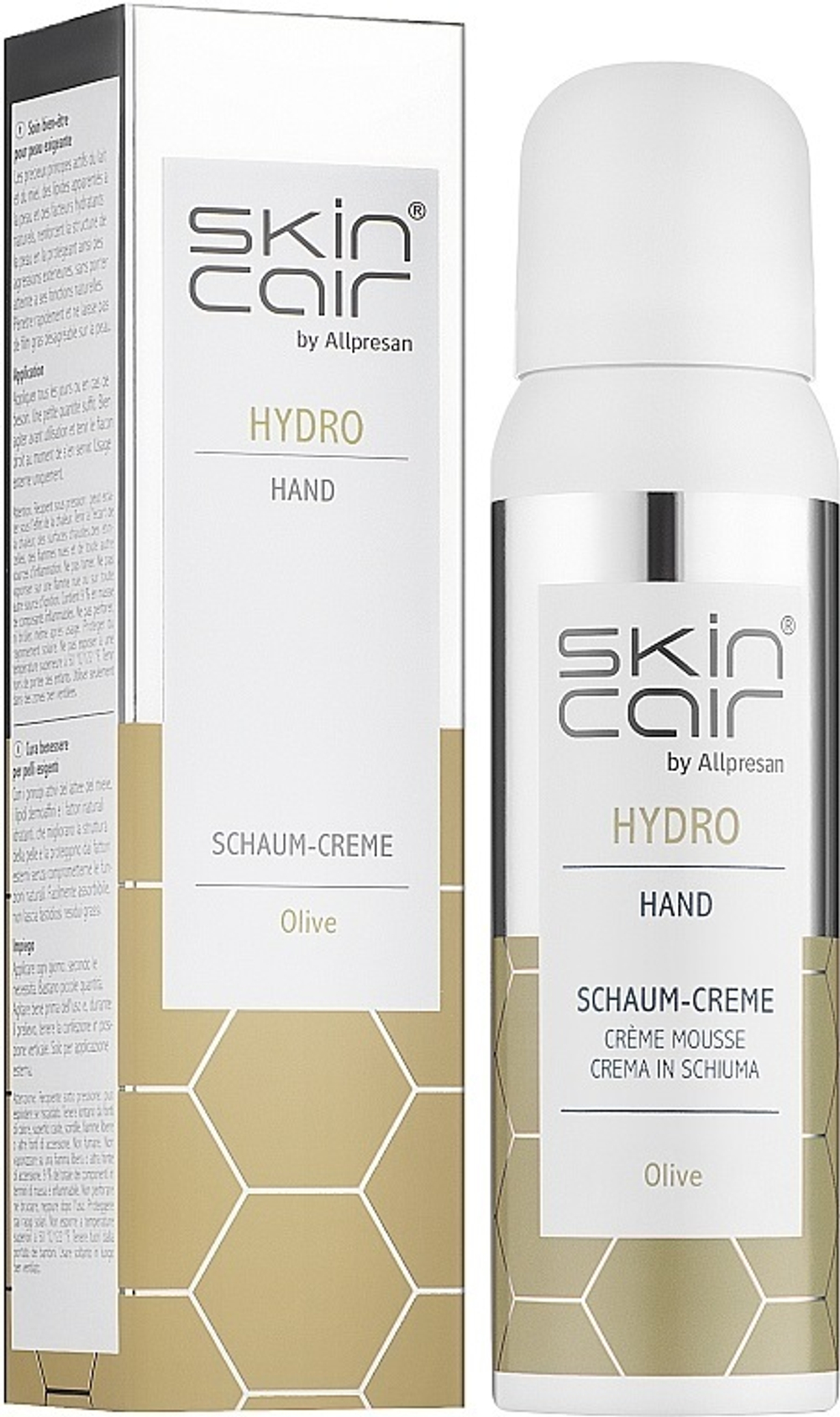 Увлажняющий пенный крем для рук Олива Skincair by Allpresan Hydro