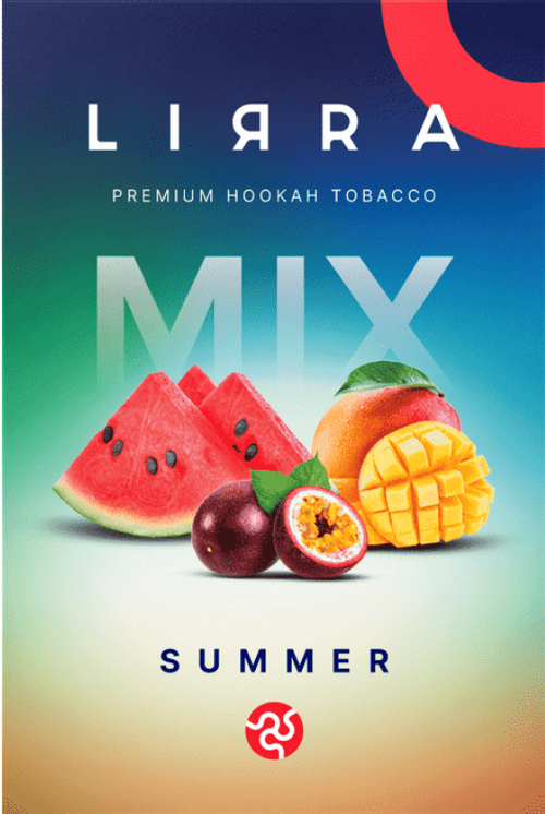 Табак Lirra Summer (Лира Саммер - Арбуз Манго Маракуйя) 50г