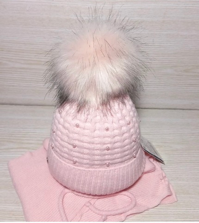 Шапочка із шарфом "Frania", акрил, вовна ТМ "Agbo" (р. 44-46)