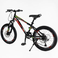 Детский спортивный велосипед 20 дюймов Corso Spirit, оборудование Shimano
