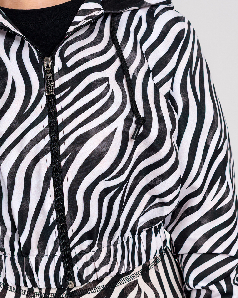 Вітрівка для дівчинки з принтом Zebra (арт. 3722500103)