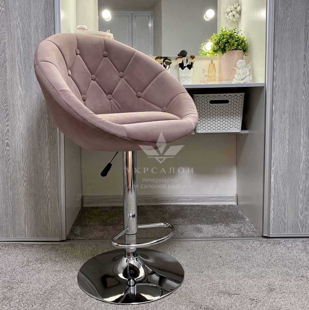 Стульчик для визажа Asti Star Velor