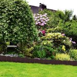 Бордюрная лента садовая, волнистая, 20см х 9м коричневая