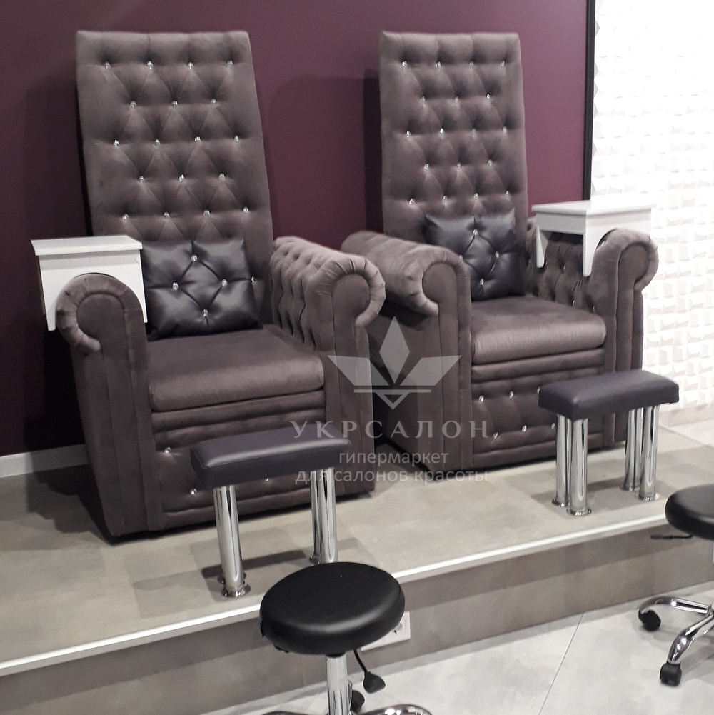 Педикюрное кресло Трон Queen velours