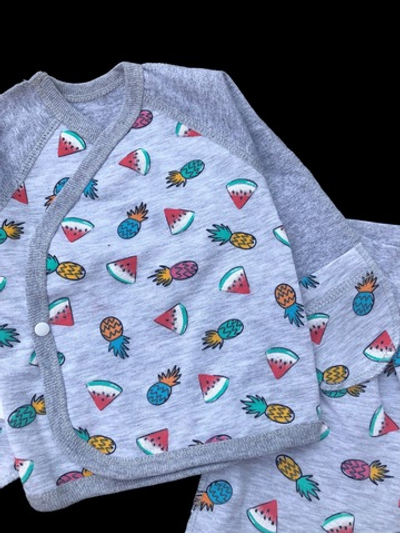 Комплект 2в1: льоля, повзунки "Принт", кулір, ТМ "Happy ToT"