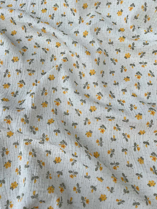 Муслин жатый принт