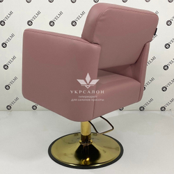 Перукарське крісло Eliot Gold на диску