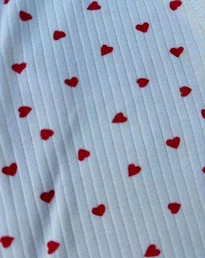 Чоловічок із шапочкою "Серденько", мустанг (трикотаж рубчик) ТМ “UA” (56 см)