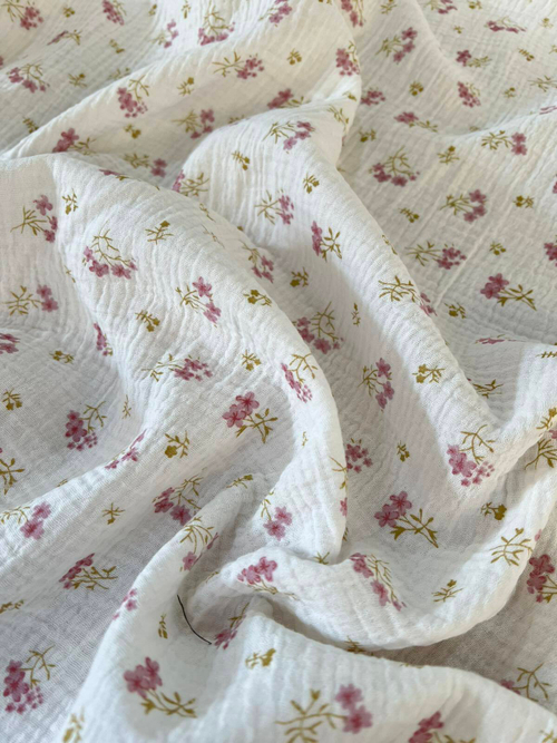 Муслин жатый принт