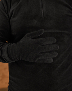 Рукавички тактичні флісові чорні (арт. 9062300102)