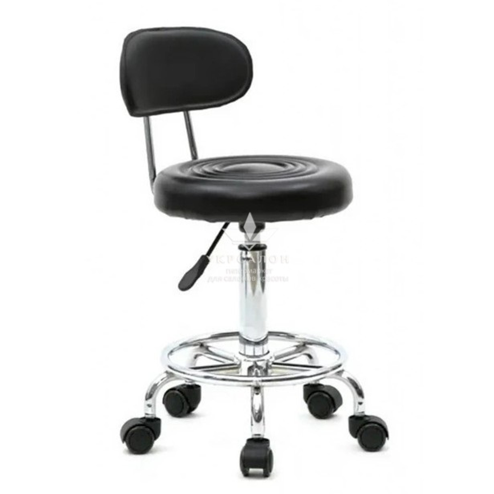 Cтульчик мастера эконом со спинкой