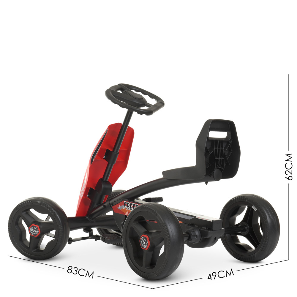 Детский спортивный картинг/веломобиль/машина на педалях Bambi M 4276E
