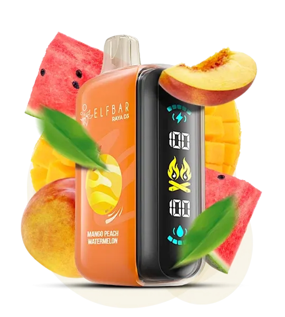 Elf Bar Raya D3 - Mango Peach Watermelon (5% nic)