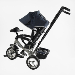 Дитячий триколісний велосипед Best Trike 6588 піна/фара, з батьківською ручкою