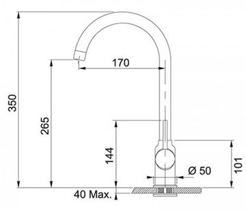 Змішувач кухонний FRANKE POLA (115.0298.095) бежевий
