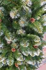 Искусственная заснеженная елка с шишками "Элитная" Высота 2.00м.