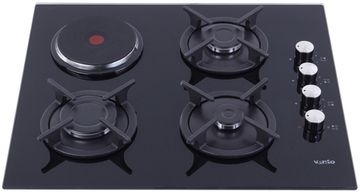 Варильна поверхня комбінована VENTOLUX HSF631-A3G (BK)