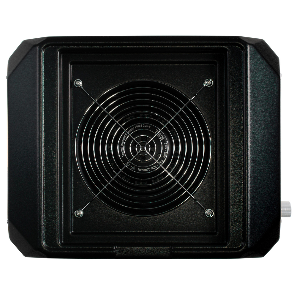 Настольная маникюрная вытяжка с HEPA фильтром Teri Diamond, цвет черный (сетка черная)