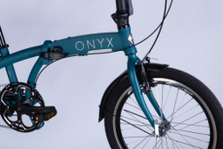 Велосипед складний алюмінієвий 20 дюймів Dorozhnik Onyx PH 2025, з багажником, рама 10.5"