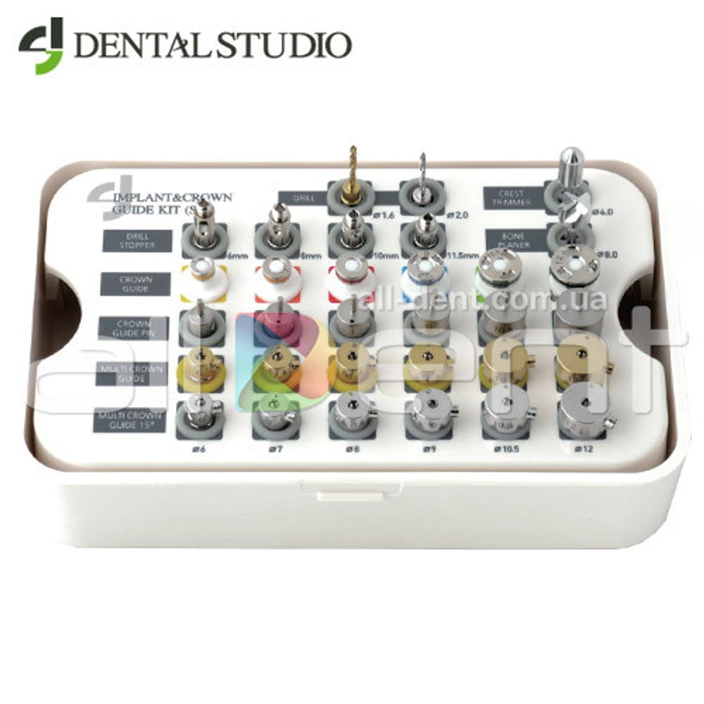 Набор для параллельной установки имплантатов Implant and Crown Guide Kit Dental Studio