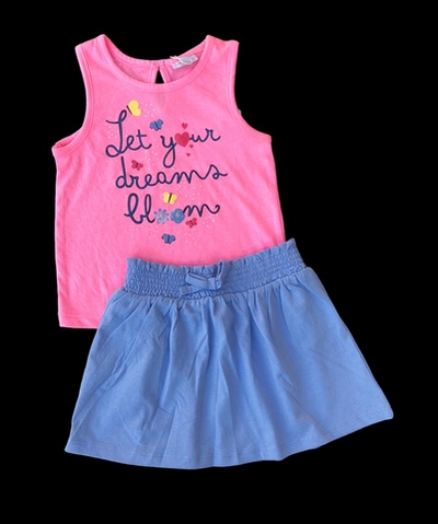 Костюм 2в1: майка, спідниця, бавовна ТМ "OVS", ТМ "Cool club" (80-86 см)