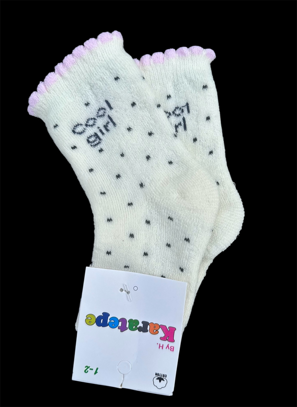 Шкарпетки "Cool girl", махра ТМ "Karatepe" (12-24 міс)