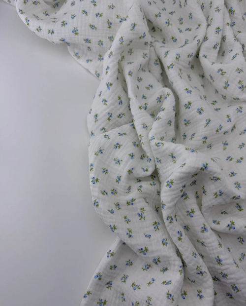 Муслин жатый принт